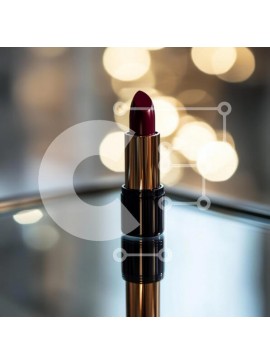 Σετ των 2 Intra Συλλεκτικό Ξύλινο Παζλ Plywood  4mm - Κομψό μπορντό κραγιόν σε ανακλαστική επιφάνεια Σε Ξύλινο Κουτί - Διαστάσεις: 10x10 cm – 25 κομμάτια