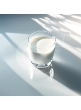 Σετ των 2 Intra Συλλεκτικό Ξύλινο Παζλ Plywood  4mm - Δροσιστική εικόνα ενός ποτηριού γάλακτος σε ένα ηλιόλουστο τραπέζι Σε Ξύλινο Κουτί - Διαστάσεις: 10x10 cm – 25 κομμάτια