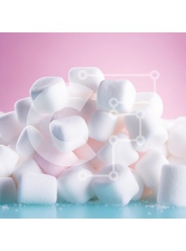 Σετ των 2 Intra Συλλεκτικό Ξύλινο Παζλ Plywood  4mm - Κοντινό πλάνο από χνουδωτά marshmallows σε παστέλ φόντο Σε Ξύλινο Κουτί - Διαστάσεις: 10x10 cm – 25 κομμάτια