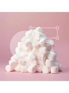 Σετ των 2 Intra Συλλεκτικό Ξύλινο Παζλ Plywood  4mm - Στοιβαγμένα Marshmallows σε ροζ φόντο Σε Ξύλινο Κουτί - Διαστάσεις: 10x10 cm – 25 κομμάτια