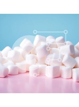 Σετ των 2 Intra Συλλεκτικό Ξύλινο Παζλ Plywood  4mm - Σωρός από λευκά Marshmallows σε ροζ και μπλε φόντο Σε Ξύλινο Κουτί - Διαστάσεις: 10x10 cm – 25 κομμάτια