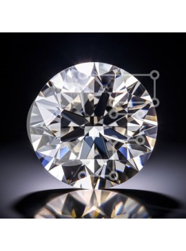 Intra Συλλεκτικό Ξύλινο Παζλ Plywood  4mm - Εκθαμβωτικό διαμάντι σε οβάλ κοπή Σε Ξύλινο Κουτί - Διαστάσεις: 10x10 cm – 25 κομμάτια