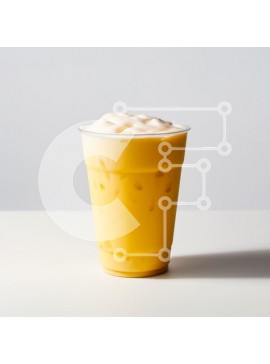 Σετ των 2 Intra Συλλεκτικό Ξύλινο Παζλ Plywood  4mm - Κίτρινο ρόφημα με απλή ψύξη με κρέμα Σε Ξύλινο Κουτί - Διαστάσεις: 10x10 cm – 25 κομμάτια