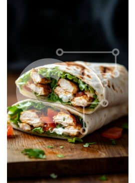 Σετ των 2 Intra Συλλεκτικό Ξύλινο Παζλ Plywood  4mm - Κοτόπουλο ψητό με φρέσκα υλικά Σε Ξύλινο Κουτί - Διαστάσεις: 10x10 cm – 25 κομμάτια