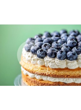 Σετ των 2 Intra Συλλεκτικό Ξύλινο Παζλ Plywood  4mm - Κέικ με κρέμα βατόμουρου Σε Ξύλινο Κουτί - Διαστάσεις: 10x10 cm – 25 κομμάτια