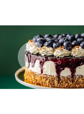 Σετ των 2 Intra Συλλεκτικό Ξύλινο Παζλ Plywood  4mm - Cheesecake βατόμουρου με σάλτσα μούρων Σε Ξύλινο Κουτί - Διαστάσεις: 10x10 cm – 25 κομμάτια