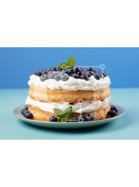 Σετ των 2 Intra Συλλεκτικό Ξύλινο Παζλ Plywood  4mm - Κέικ με στρώση βατόμουρου με σαντιγί Σε Ξύλινο Κουτί - Διαστάσεις: 10x10 cm – 25 κομμάτια