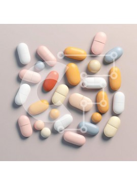 Intra Συλλεκτικό Ξύλινο Παζλ Plywood  4mm - Διάφορα πολύχρωμα χάπια και κάψουλες Σε Ξύλινο Κουτί - Διαστάσεις Puzzle: 10x10 cm – 25 κομμάτια