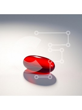 Intra Συλλεκτικό Ξύλινο Παζλ Plywood  4mm - Κόκκινη κάψουλα σε λεία επιφάνεια Σε Ξύλινο Κουτί - Διαστάσεις Puzzle: 10x10 cm – 25 κομμάτια