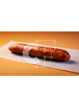 Σετ των 2 Intra Συλλεκτικό Ξύλινο Παζλ Plywood  4mm - Μαγειρεμένο λουκάνικο σε χαρτί περγαμηνής Σε Ξύλινο Κουτί - Διαστάσεις: 10x10 cm – 25 κομμάτια
