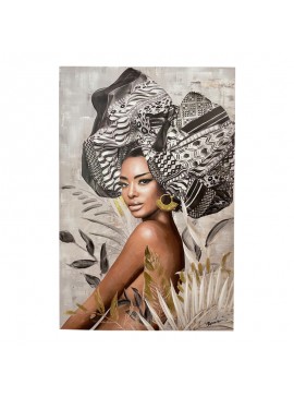 Πίνακας σε καμβά Jewler I 3D Inart 80x3x120εκ