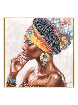 Πίνακας σε καμβά Jalo Ι 3D Inart με πλαίσιο 80x3.5x80εκ