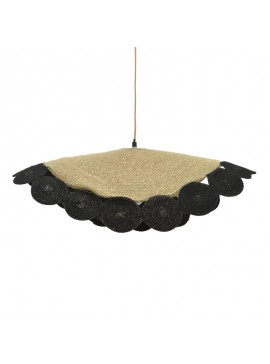 Φωτιστικό οροφής Kono Inart φυσικό-μαύρο Φ70x100εκ