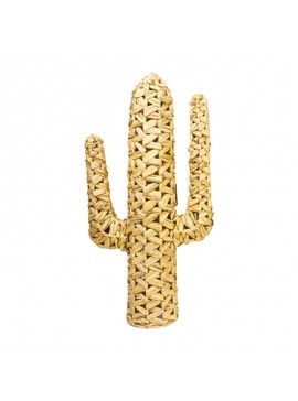 Διακοσμητικό Wanzo Inart ψάθινο φυσικό 44x16x76εκ