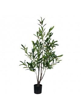 Διακοσμητικό φυτό Olive tree σε γλάστρα Inart πράσινο pp Υ120εκ