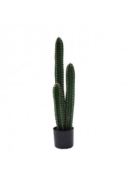Διακοσμητικό φυτό Cactus III σε γλάστρα Inart πράσινο pp Υ85εκ
