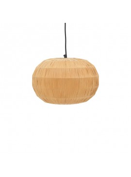 Φωτιστικό οροφής Ozelia Inart καφέ press papier-μέταλλο Φ33x122εκ