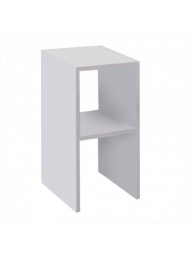 Κομοδίνο Deseo pakoworld σε λευκή απόχρωση 30x30x60εκ