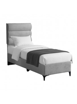 Intrahome Κρεβάτι Limit Intrahome ύφασμα σε γκρι απόχρωση 90x200εκ | SKU: INTRAPA-434111137