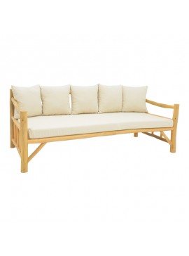 Καναπές Nubo Intrahome φυσικό teak ξύλο 210x100x80εκ INTRAPA-446111132