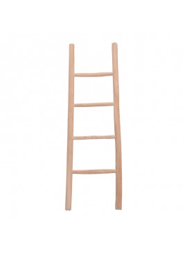 Σκάλα Morjeve pakoworld teak ξύλο σε φυσική απόχρωση 45x6x150εκ