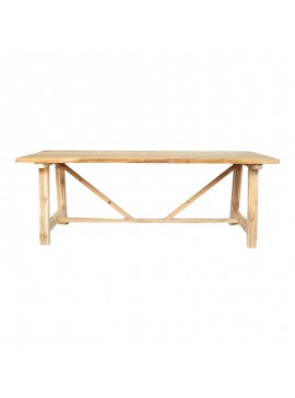 Intrahome Τραπέζι Luxous Intrahome teak ξύλο σε φυσική απόχρωση 220x100x78εκ | SKU: INTRAPA-449111112