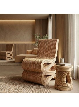 Πολυθρόνα Zaul Intrahome rattan σε φυσική απόχρωση 52x65x90εκ INTRAPA-455111122