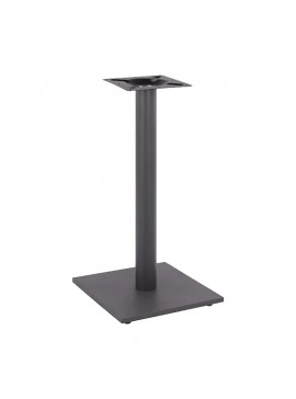 Βάση τραπεζιού Bar Batan pakoworld μεταλλική σε μαύρη απόχρωση 40x40x94εκ
