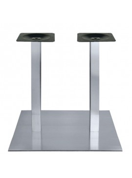 Intrahome Βάση τραπεζιού Cosmonash Intrahome αλουμινίου σε ασημί απόχρωση 70x40x72εκ | SKU: INTRAPA-466111122