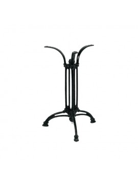 Βάση τραπεζιού Outil pakoworld μεταλλική σε μαύρη απόχρωση 50x50x71εκ