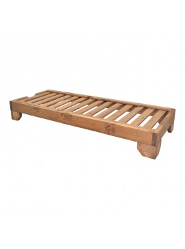 Ξαπλώστρα Siko Intrahome L1 σε καρυδί απόχρωση 66x197x28εκ INTRAPA-474111123