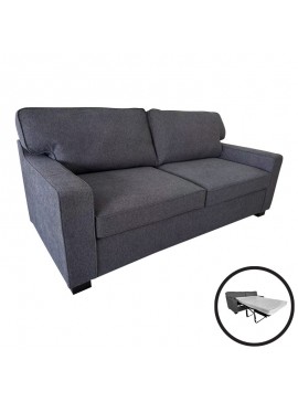 Intrahome Καναπές-κρεβάτι διθέσιος Polaris Intrahome ύφασμα σε ανθρακί απόχρωση181x91x83εκ | SKU: INTRAPA-476111115