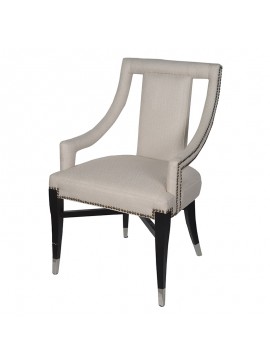 Artekko Καρεκλοπολυθρόνα "Rocco" με ξύλινο πόδι (59.7x61x92)cm Artekko 39547