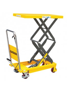 EXPRESS: ΥΔΡΑΥΛΙΚΟΣ ΠΑΓΚΟΣ ΤΡΟΧΗΛΑΤΟΣ 350 kg ΜΕΓΙΣΤΗΣ ΑΝΥΨΩΣΗΣ 1300 mm  UNIM-43124