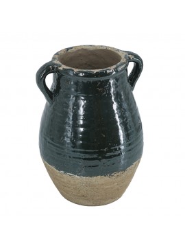 Artekko Antique Πράσινο Βάζο από Τερακότα (24.5x24.5x33)cm Artekko 460268