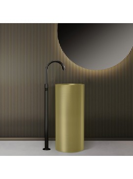 KARAG   Νιπτήρας επιδαπέδιος 4609F Χρυσός KARAG Ø37,5x85cm KARAG-5206836686356