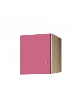 Πατάρι ντουλάπας μονόφυλλο σε χρώμα δρυς-ροζ 48x50x60  SB 32-ROZ