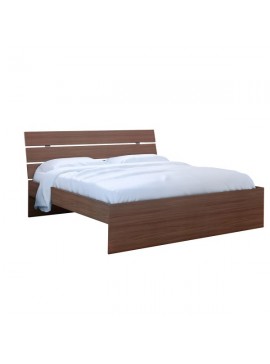 Κρεβάτι "ΝΟΤΑ" διπλό σε χρώμα καρυδί 150x200  SB G54-KARYDI