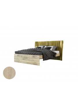 Κρεβάτι "QUEEN" διπλό σε χρώμα δρυς 160x200  SB 104A-DRYS