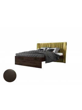 Κρεβάτι "QUEEN" διπλό σε χρώμα βέγγε 160x200  SB 104A-WENGE