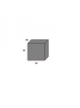 Intrahome Κουτί "SMART" με πορτάκι σε διάφορα χρώματα 35x26x32 Intrahomesa-00652280