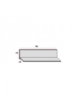 Intrahome Ράφι τοίχου "SMART" σε διάφορα χρώματα 90x18x18 Intrahomesa-00652276