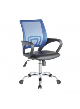 Varossi Καρέκλα Γραφείου Emelie Μπλε-Μαύρο 56 x 56 x 90-101 VAR-500-030