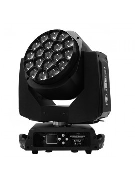 51151 GloboStar® Κινούμενη Ρομποτική Κεφαλή Atlas HAWKEYE 2 K10 BEE EYE PRO 4in1 BEAM - WASH - ROTATION - ZΟΟΜ 4°-60° 19*15 Watt OSRAM LED RGBW 450W 230V DMX512 GloboStar 51151
