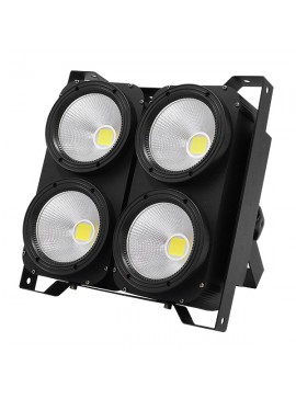 51161 GloboStar® Προβολέας LED COB DMX512 Strobe Blinder Matrix Light 400 Watt (4x100w) Ψυχρό Λευκό 6000k GloboStar 51161