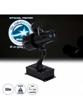 51176 GloboStar®  PROJECTOR 51176 LED Προτζέκτορας Διαφημιστικού Λογότυπου GloboStar Official Partner Εσωτερικού Χώρου - 30W AC 220-240V IP20 - Μ22.5 x Π8 x Υ28.5cm - 2 Χρόνια Εγγύηση