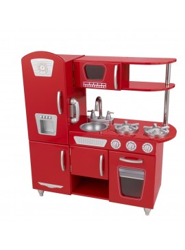 Κουζίνα KidKraft Vintage-Κόκκινο  Mήκος 83.80 Βάθος 34.30  Ύψος 90.80 16303339