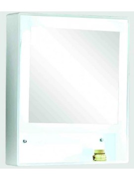 MAGIA - ΚΑΘΡΕΠΤΗΣ ΕΠΙΠΛΟΥ PVC 60x12x70 LED - ΛΕΥΚΟΣ_ 55-6010