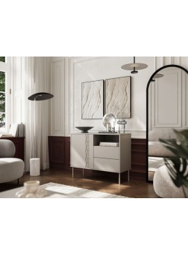 TRESSE chest of drawers 1D2S beige DIOMMI-60-33294