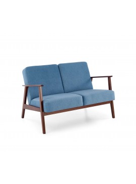 MILANO 2S sofa, blue CASTEL#74 / dark walnut DIOMMI-60-32130